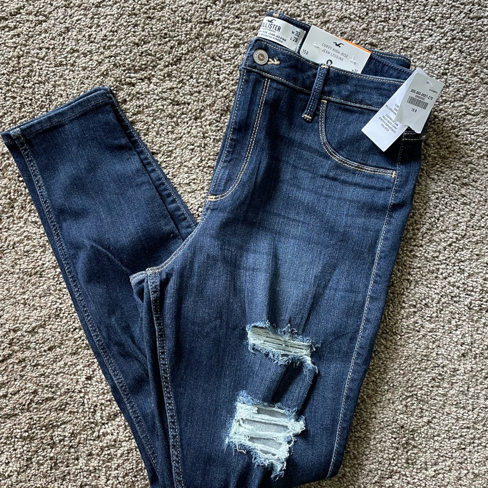NWT Hollister Curvy High Rise Jean Legging